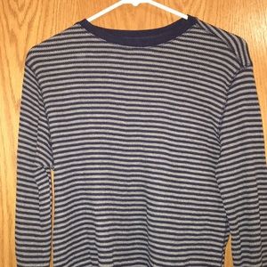 Boys XL thermal striped tee in very good shape